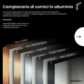 Specchio con luce LED F5