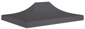 Tetto Per Tendone Per Feste 4,5x3 M Antracite 270 G/m² /