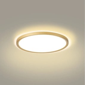 Brilagi - Lampada da bagno a LED ULTRA SLIM 18W/230V Ø 30 cm, dorata, IP54