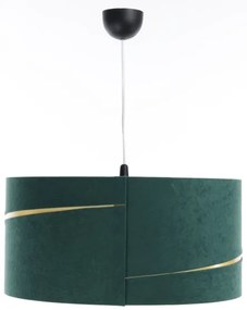 Lampadario a sospensione con filo SWING 1xE27/60W/230V verde/oro