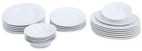Set da tavola 24 pezzi bianco/porcellana
