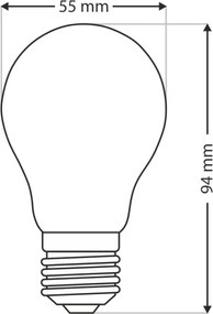 Lampadina robusta E27/100W/230V 2700K