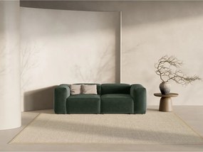 Divano verde 224 cm Bergamo – Cosmopolitan Design