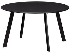 Tavolo da giardino nero, ø 70 cm Fer - WOOOD