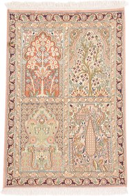Cashmere Silk Tappeto 60x90 (Indian) Annodato A Mano