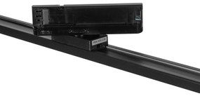 Lampada LED Lineare 42W Trifase 120cm 90° Nera con driver Philips Colore Bianco Variabile CCT