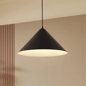 Lampada a sospensione Clarine Lindby, dimmerabile, Nero, Soggiorno / Sala da pranzo, Metallo, Moderno, Lampada a sospensione