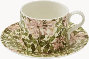 Tazza e piattino in porcellana Honeysuckle