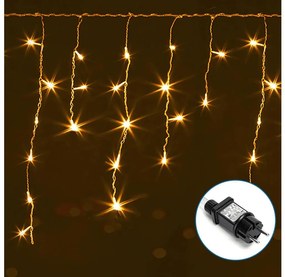 Aigostar - Catena decorativa da esterno LED 75xLED/6W/230V 15x0,6m IP44 bianco caldo