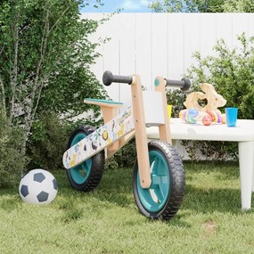 Bicicletta Senza Pedali per Bambini Stampata, Blu