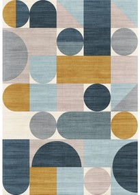 Tappeto moderno con forme geometriche Luna 01