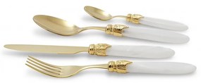 Posate Oro Pvd Rivadossi Sandro - Laura Set 24pz Acciaio Inox