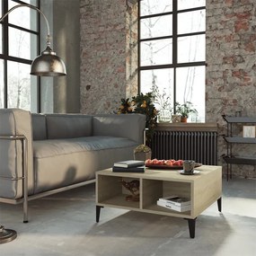 Tavolino Da Salotto Rovere Sonoma 60x60x30 Cm Legno Multistrato /