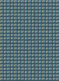 Cole & Son Carta da parati Mosaic - Blue/ Gold