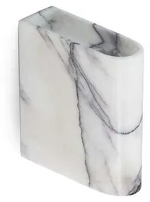 Monolith Portacandele Wall Mixed White Marble - Northern