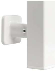 Scaldasalviette a pioli per bagno AVANGARD con termostato, 251 W / 230 V, 80,6 cm, IP44, bianco, sinistro