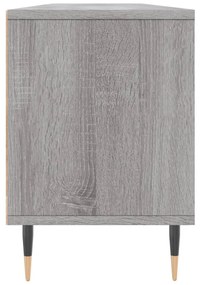 Mobile Porta TV Grigio Sonoma 150x30x44,5 cm Legno Multistrato