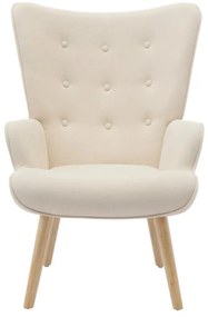 Poltrona in Tessuto Beige  - VATELY