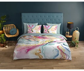 Set copripiumino e federa in cotone per letto matrimoniale ed esteso 200x220 cm Magic – Good Morning