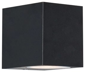 Zuma Line SJ20211-1W-Applique da esterno HARMONIA 1xGU10/35W/230V IP44 nero