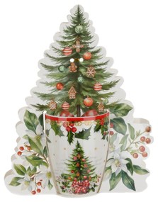 Tazza Albero di Natale 350 ml con confezione regalo