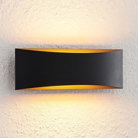 Arcchio Applique a LED Jelle, 27 cm, nero