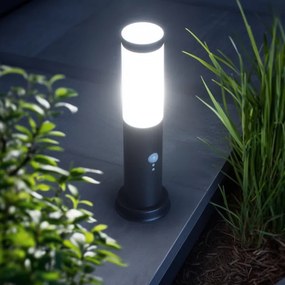 BRILAGI - Lampada da esterno con sensore NOVA 1xE27/15W/230V 40 cm IP44 nera
