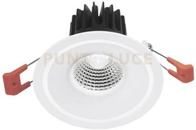 Gfa1030c- faretto da incasso in alluminio diffusore trasparente a l...