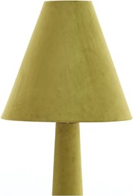 Lampada da terra verde con paralume in tessuto (altezza 168 cm) Devia - Light &amp; Living