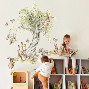 Adesivo murale Woodland - Guardiani della foresta | Inspio