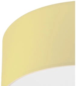 Plafoniera SIRJA PASTEL DOUBLE 2xE27/15W/230V diametro 35 cm giallo