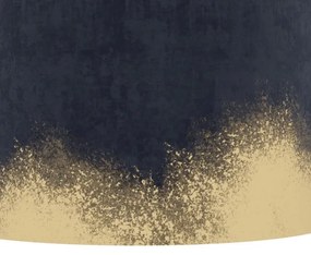 Eglo 39973 - Lampadario a sospensione con filo CASUARITA 1xE27/40W/230V diametro 38 cm blu/oro