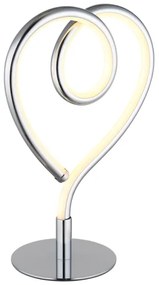 Globo 28054C - Lampada da tavolo LED AMORE LED/6W/230V cromo lucido