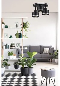 Lampadario a plafone BODO SILVER 3xE27/60W/230V