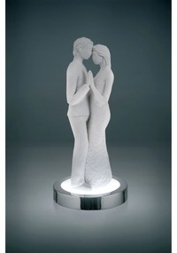 Bongelli Preziosi lampada a led moderna con statua innamorati