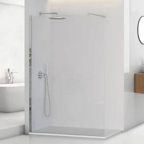 Doccia Walk-In 100 cm trasparente 8 mm profilo cromo H 200 cm   Tay