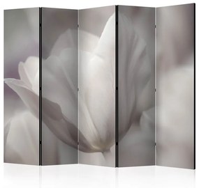 Paravento  Tulip  black and white photo II [Room Dividers]  Colore ---, Dimensioni e Misure 225x172