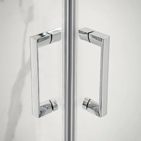 Box doccia angolare 80x140 cm Icon doppio scorrevole con vetro trasparente