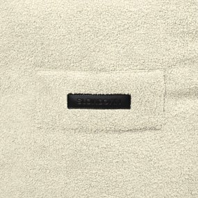 Puof a sacco grigio chiaro con rivestimento in bouclé Snug Long 140 – SLOWDOWN