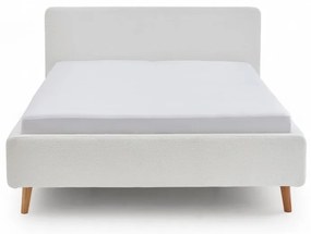 Letto matrimoniale imbottito bianco rete non inclusa 140x200 cm Mattis – Meise Möbel