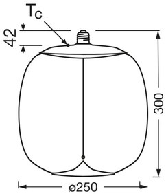 Lampadina LED VINTAGE FILAMENT E27/3,4W/230V 2700K - Osram