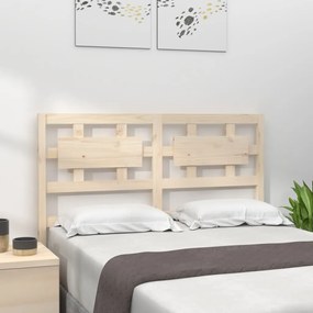 Testiera Per Letto 145,5x4x100 Cm Legno Massello Di Pino /