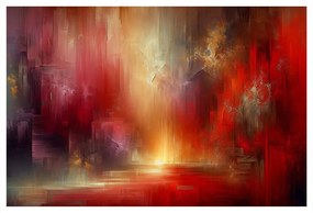 Quadro su tela – Luce rossa nella nebbia