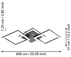 Eglo 900317 - Plafoniera LED dimmerabile PARANDAY-Z LED/32,4W/230V