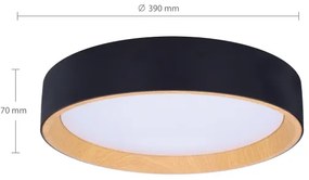 Brilagi-Luce LED dimmerabile LARIOS LED/48W/230V 3000-6500K ø 39 cm black+RC