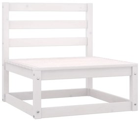 Set divani da giardino 7 pz con cuscini legno massello di pino