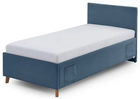 Letto da bambini blu imbottito rete non inclusa 90x200 cm Cool – Meise Möbel