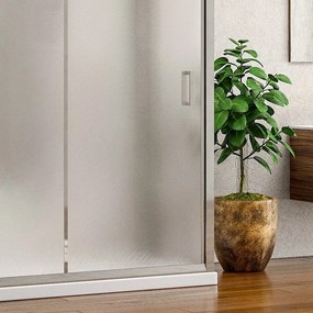Box doccia 90x130x90 cristallo opaco apertura scorrevole K410NS - KAMALU