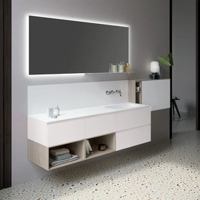 Mobile da bagno sotto lavabo Eklettica colore su ordinazione L 60 x H 25 x P 35 cm 1 cassetto, lavabo non incluso