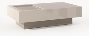 Tavolino da salotto con spazio storage Alessa, larg. 120 cm